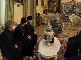 В Тбилиси Грузинский Патриарх принял делегацию УПЦ